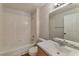 Bathroom featuring a tub-shower combo and modern fixtures at 3408 Winterhaven St # 204, Las Vegas, NV 89108