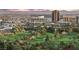 Picturesque golf course aerial shot surrounded by verdant landscape and city skyline at 360 E Desert Inn Rd # 1903, Las Vegas, NV 89109