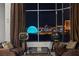 Cozy living room with floor to ceiling windows showcasing the Las Vegas Strip at 360 E Desert Inn Rd # 1903, Las Vegas, NV 89109
