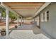Covered patio with tile flooring perfect for outdoor entertaining at 3731 Spencer St, Las Vegas, NV 89119