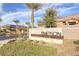 Emerson by Lennar community sign with lush landscaping surrounding the monument at 3771 Bright Aquarius Ln, Henderson, NV 89052