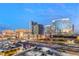 Evening view of the city skyline at 4575 Dean Martin Dr # 1103, Las Vegas, NV 89103