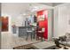 Modern living area with open concept design, integrated kitchen, dining, and comfortable lounge space at 4575 Dean Martin Dr # 1103, Las Vegas, NV 89103