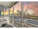 Incredible sunset view from the seating area in this condo at 4575 Dean Martin Dr # 1103, Las Vegas, NV 89103
