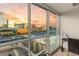 City view from a high-rise condo, showcasing the skyline at sunset at 4575 Dean Martin Dr # 1103, Las Vegas, NV 89103