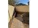 Inviting backyard area featuring beautiful stone pavers at 10799 Flame Vine Ct, Las Vegas, NV 89135