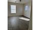 Bedroom featuring wood-look floors and a modern ceiling fan at 10799 Flame Vine Ct, Las Vegas, NV 89135