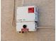 Exterior detail of the house's solar power unit at 10799 Flame Vine Ct, Las Vegas, NV 89135