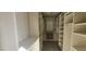 A spacious walk-in closet with custom shelving and ample storage space at 1301 Madison Ave, Las Vegas, NV 89106