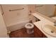 Clean bathroom with a tub, shower, and vanity at 2200 Highpointe Dr # 201, Laughlin, NV 89029