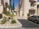 Exterior shot with desert landscaping, parking spot and building in background at 2200 Highpointe Dr # 201, Laughlin, NV 89029