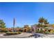 Community clubhouse featuring well-maintained landscaping and community gathering spaces at 2608 Golfside Dr, Las Vegas, NV 89134