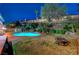 Sparkling swimming pool with a spa and a well-maintained yard perfect for outdoor relaxation at 2813 Via Avanti St, Henderson, NV 89074