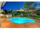 Sparkling swimming pool with a spa and a well-maintained yard perfect for outdoor relaxation at 2813 Via Avanti St, Henderson, NV 89074