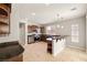 Stylish kitchen with stainless steel appliances, granite countertops, and custom cabinetry at 3330 Unicorn Ave, Pahrump, NV 89048