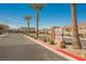 Attractive community entrance with manicured landscaping and community signage at 3747 Lambent Ave, North Las Vegas, NV 89084