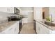 This beautifully updated kitchen features stainless appliances and granite countertops at 3747 Lambent Ave, North Las Vegas, NV 89084