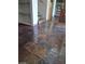 Entryway with slate tile flooring, a staircase, built-in shelves and glass door at 3797 Monument St, Las Vegas, NV 89121