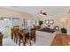 Inviting living room with a dining area and sliding glass doors to the backyard at 4755 Rossini St, Pahrump, NV 89061