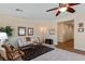Cozy living room with comfortable seating and stylish decor at 4755 Rossini St, Pahrump, NV 89061