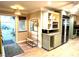 The home's entryway features light wood flooring, storage, and a view to the outside at 5221 Holmby Ave, Las Vegas, NV 89146