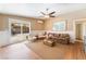 Comfortable living room offering bright and spacious interior with direct backyard access at 5221 Holmby Ave, Las Vegas, NV 89146