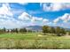 Picturesque view of the golf course with mountains and a clear sky creating a great outdoor experience at 7745 Fruit Dove St, North Las Vegas, NV 89084
