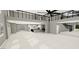Open-concept living room with a view of the staircase at 8809 Barium Rock Ave, Las Vegas, NV 89143