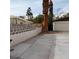 Backyard featuring a long driveway and detached garage at 1413 Bryn Mawr Ave, Las Vegas, NV 89102