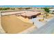 Aerial view of a well-maintained home with extensive desert landscaping surrounding the property at 1440 Lost Creek Dr, Pahrump, NV 89048