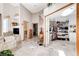 Spacious bathroom with separate shower and bathtub, dual sinks, and a walk-in closet at 1440 Lost Creek Dr, Pahrump, NV 89048