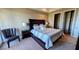 Spacious bedroom with simple elegant design and furnishings at 16 Via Visione # 102, Henderson, NV 89011