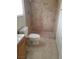 Bathroom featuring tiled walk-in shower, toilet and sink at 1936 St Lawrence Dr, Las Vegas, NV 89108
