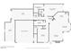 Detailed floorplan highlighting layout including kitchen, bedrooms, bathrooms, and garage at 201 Kaelyn St # 4, Boulder City, NV 89005