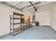 Spacious garage with shelving, great for storage and organizing tools at 201 Kaelyn St # 4, Boulder City, NV 89005