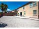 Wide open backyard with a desert landscape perfect for customizing at 2305 Dalton Ridge Ct, North Las Vegas, NV 89031