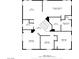 Second-floor plan featuring bedrooms, bathrooms, a walk-in closet, and a loft, detailing spatial arrangements at 2305 Dalton Ridge Ct, North Las Vegas, NV 89031