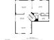 Detailed first-floor plan showcasing kitchen, living, and Gathering rooms with dimensions for layout planning at 2305 Dalton Ridge Ct, North Las Vegas, NV 89031