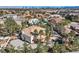 Expansive property showcases lush landscaping, a rock pool, a charming gazebo, and a sprawling backyard at 3235 S Tioga Way, Las Vegas, NV 89117