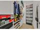 Spacious walk-in closet with shelving for shoes, clothes, and accessories at 337 Mattie Brook Ave, Henderson, NV 89015