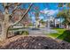 Beautifully landscaped front yard and impressive home exterior at 3860 Hildebrand Ln, Las Vegas, NV 89121