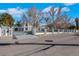Elegant gated entrance to property ensuring privacy at 3860 Hildebrand Ln, Las Vegas, NV 89121