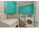 Bright laundry room with ample storage, modern appliances, and cheerful decor for a functional and inviting space at 426 Port Reggio St, Las Vegas, NV 89138