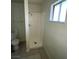 View of the bathroom with a stand-up shower at 4341 San Mateo St, North Las Vegas, NV 89032