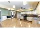 Well-appointed kitchen with granite countertops, stainless steel appliances and ample cabinet space at 4690 San Benito St, Las Vegas, NV 89121