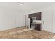 Modern kitchenette features stainless steel appliances, dark cabinetry, granite counters, and tile flooring at 50 Carolina Cherry Dr, Las Vegas, NV 89141