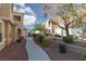 Community grounds showcasing meticulously maintained landscaping, walkways and desert scape at 5855 Valley Dr # 1107, North Las Vegas, NV 89031
