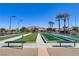 Scenic bocce ball court surrounded by desert landscaping at 6059 Saddle Horse Ave, Las Vegas, NV 89122