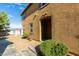 Inviting home exterior with well-maintained landscaping and charming curb appeal at 6134 Pine Villa Ave # 103, Las Vegas, NV 89108