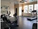 Well-equipped fitness center with treadmill, stationary bike and weightlifting machines at 6134 Pine Villa Ave # 103, Las Vegas, NV 89108